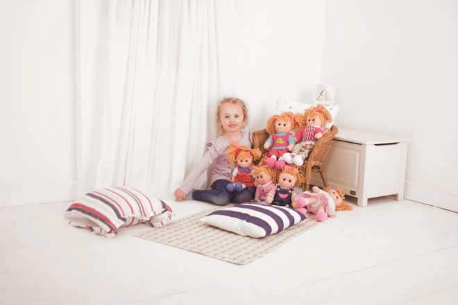 Bigjigs Toys Poupée en tissu Melanie 38 cm
