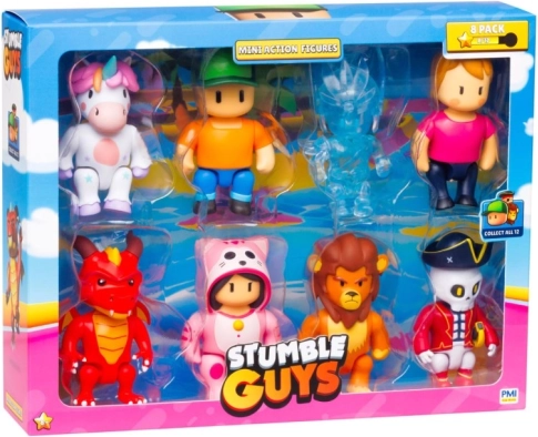 Figurine d’action Stumble Guys, lot de 8