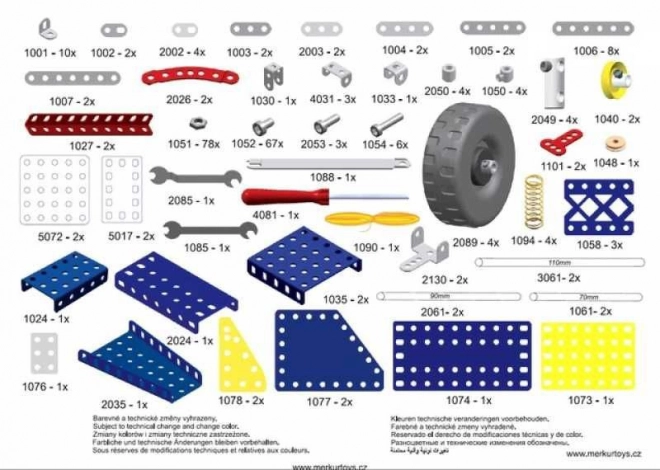 Merkur 1.1 Construction de véhicules - 240 pièces