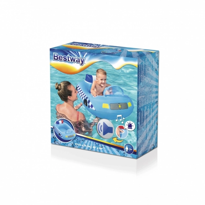 Bateau gonflable voiture de police 97cm x 74cm
