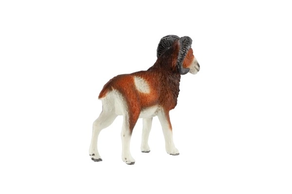 Mouflon européen figurine plastique 8cm en sachet