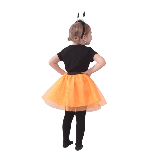 Costume de halloween pour enfants avec jupe tutu et serre-tête