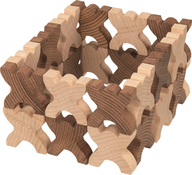 Goki jeu d’équilibre Xmanis – bonshommes empilables en bois