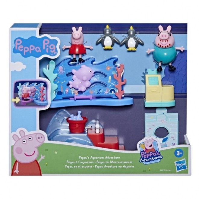 Ensemble de figurines Peppa Pig - Aventures à l'aquarium