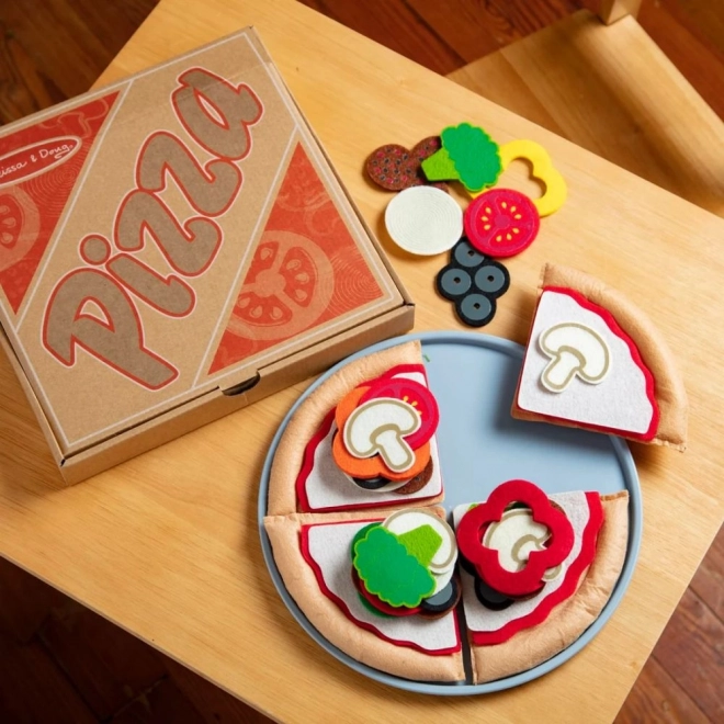 Ensemble de pizza en feutre Melissa & Doug
