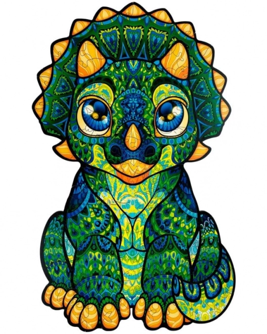 Puzzle en bois coloré Magické - Cher Charlie