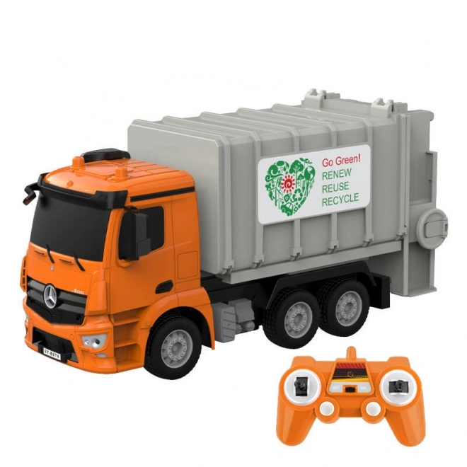 RC camion-benne télécommandé 1:26 Double Eagle (orange) Mercedes-Benz Antos E676-003