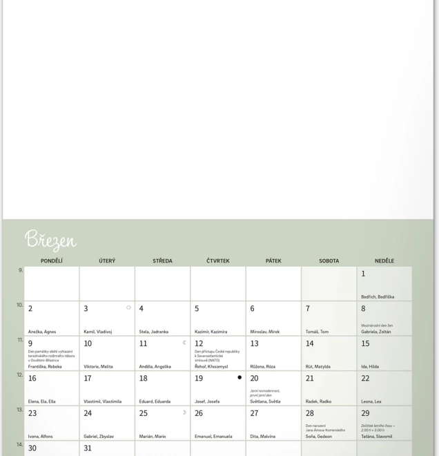 Calendrier familial créatif 2026