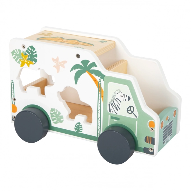 Voiture safari encastrable pour enfants