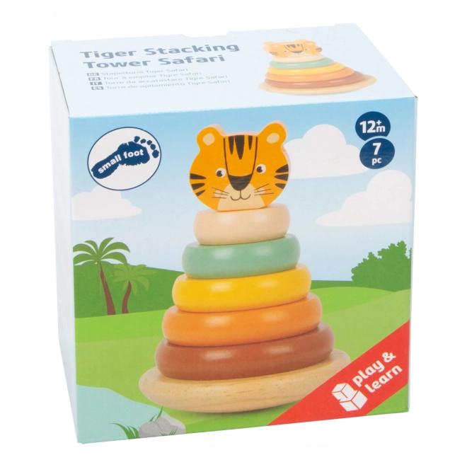 Petite tour d'empilage Safari Tigre