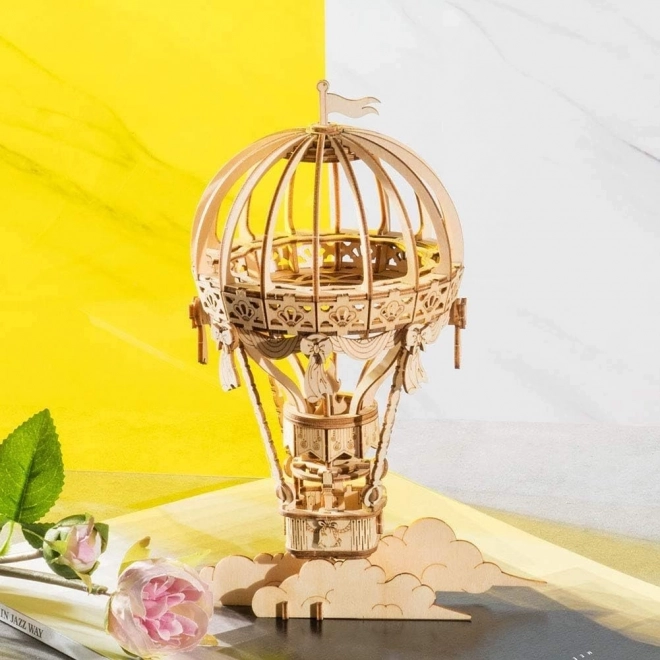 Ballon à air chaud - Modèle en bois 3D