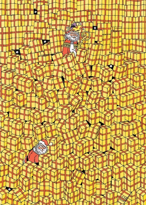 JUMBO Puzzle JvH Expert 4: Beaucoup de cadeaux 500 pièces