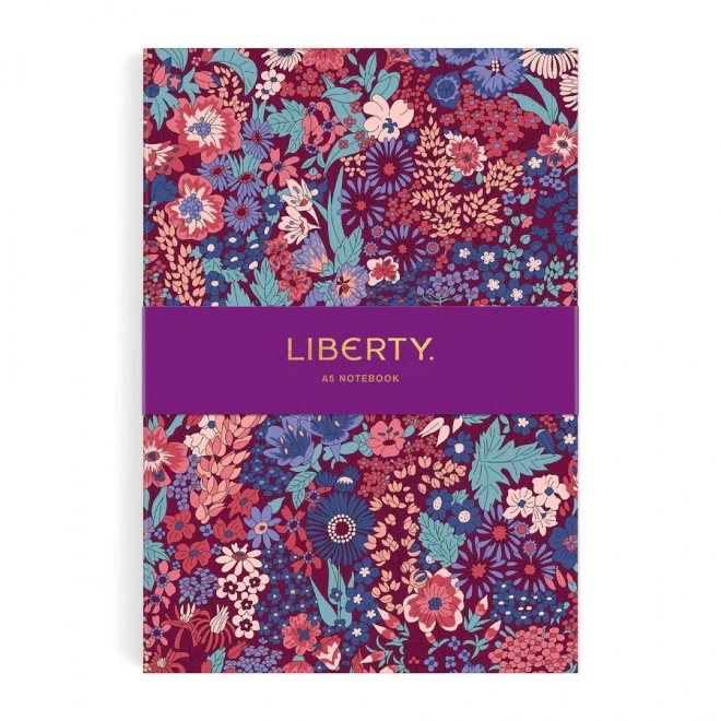 Carnet A5 avec motif floral Margaret Annie de Liberty