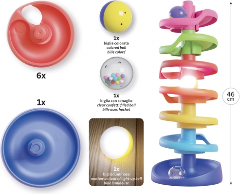 Tour en spirale pour balles Brightball