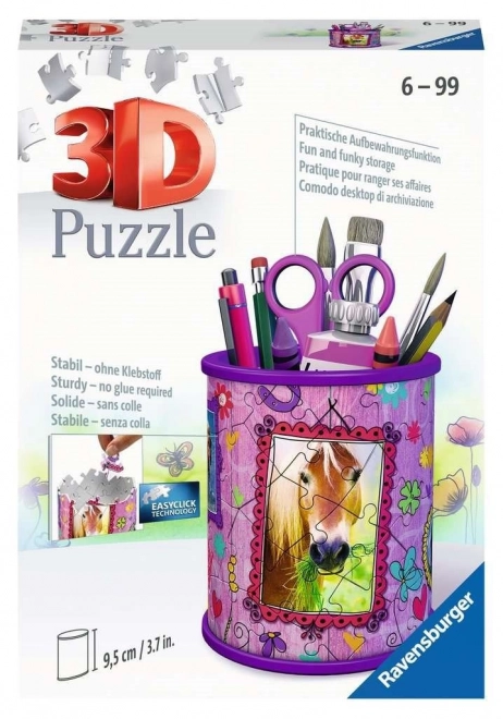 RAVENSBURGER Puzzle 3D support : Cheval 54 pièces