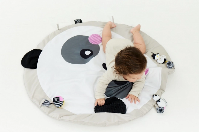 Tapis de jeu contrasté Smyslová - panda