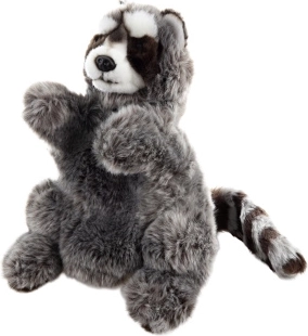 Marionnette en peluche Raton laveur éco-responsable
