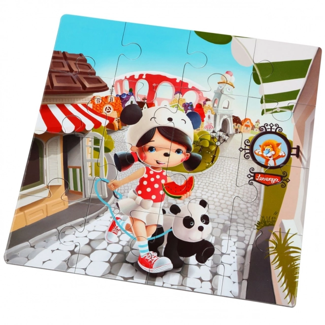 Puzzlika Histoires Heureuses 3 en 1 puzzles pour enfants