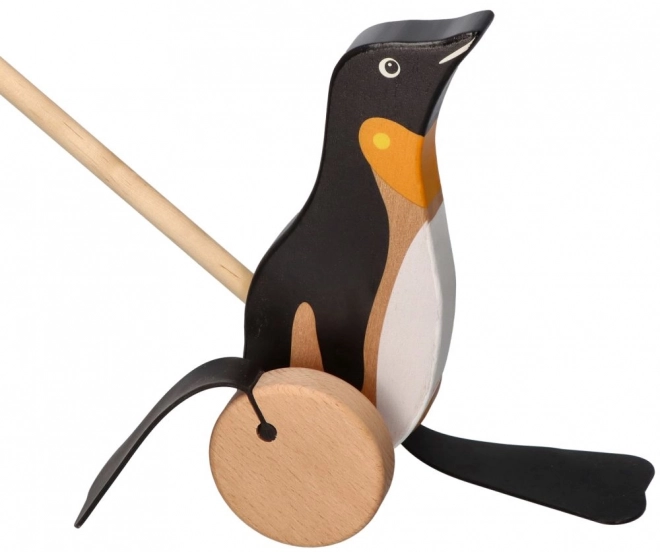 Jouet à tirer en bois pingouin Goki