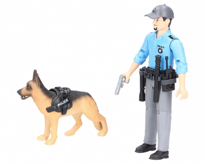 Bruder BWORLD Policier avec chien