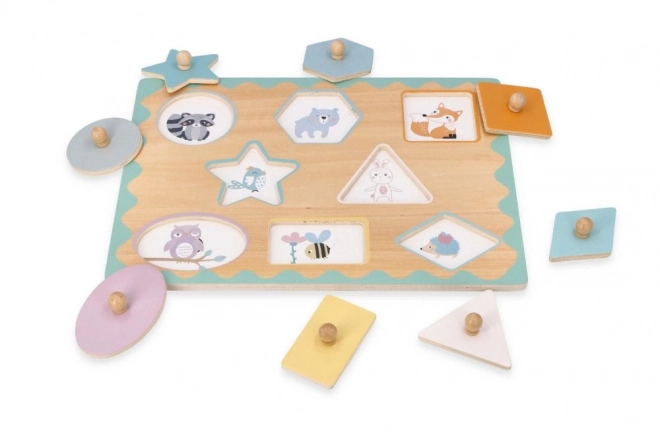 Puzzle avec poignées de formes