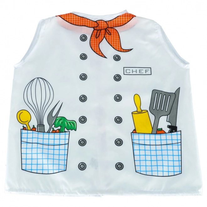 Costume de cuisinier pour enfants 3-8 ans