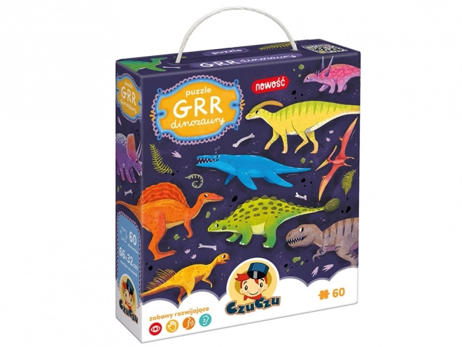 Puzzle CzuCzu Grr Dinosaures 60 pièces