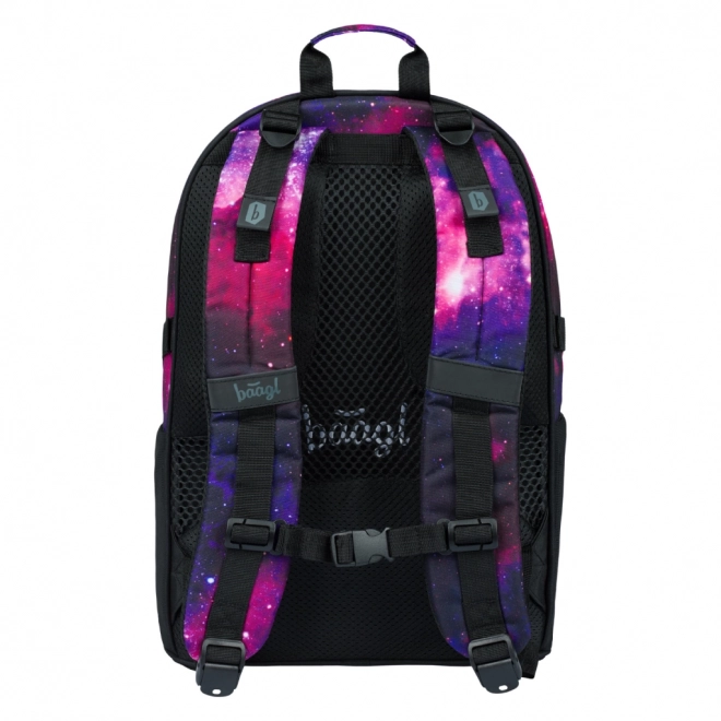 BAAGL Sac à dos scolaire Skate Galaxy
