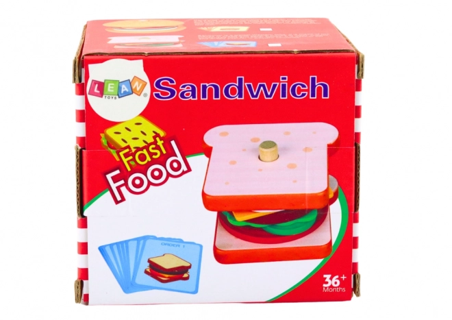 Cartes en Bois pour Sandwichs 8 El cartes de recette 10 pcs
