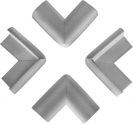 Protection d’angle en mousse 4 pcs M, Gris