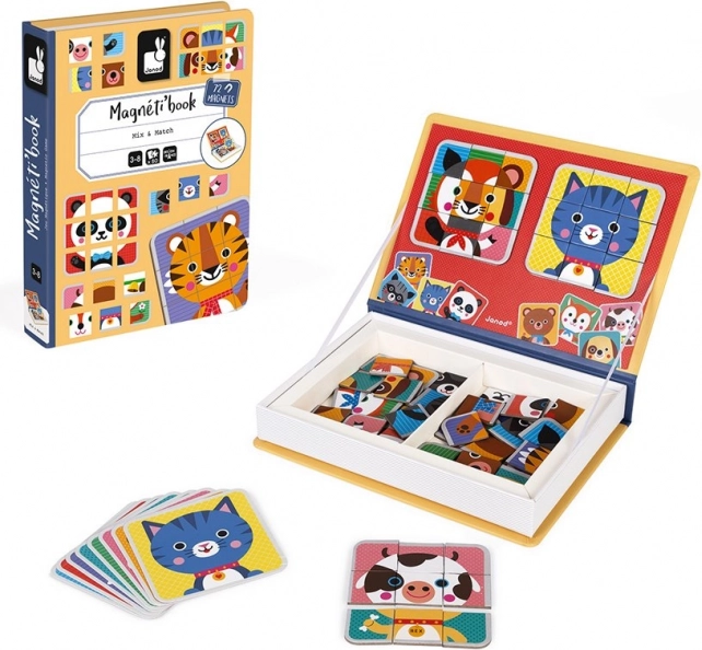 Janod Livre magnétique Animaux - Puzzle