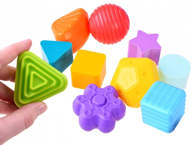 Cube trieur pour enfant avec couverture en caoutchouc