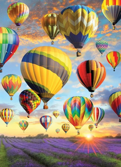 COBBLE HILL Puzzle Ballons à air chaud 1000 pièces