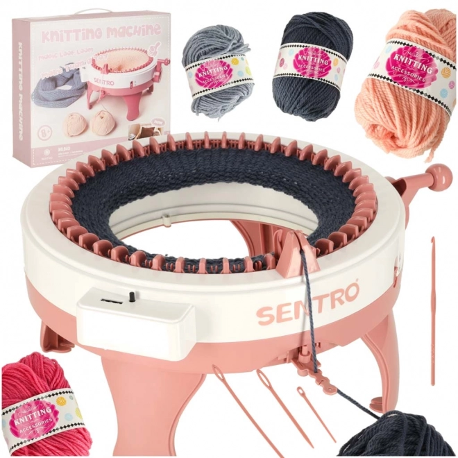 Machine à tricoter circulaire 48 aiguilles avec accessoires