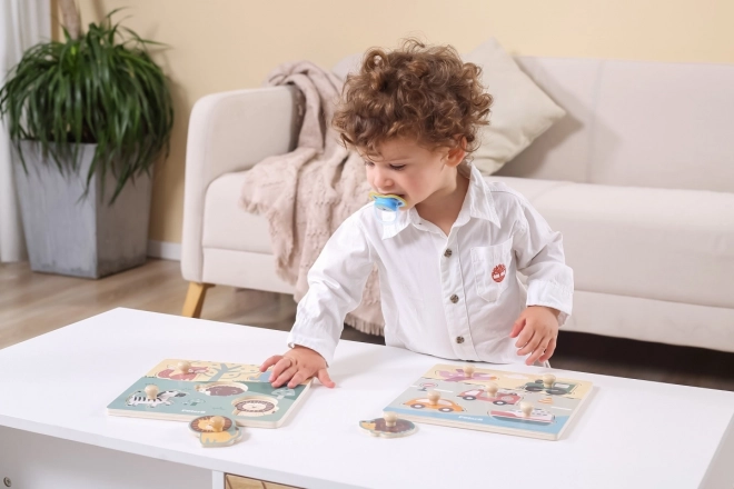 Puzzle en bois - animaux
