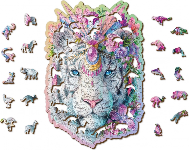 WOODEN CITY Puzzle en bois Tigre Mystique 250 pièces