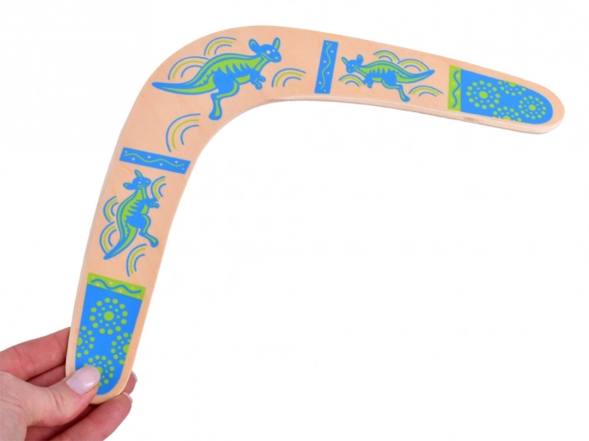 Boomerang en bois pour un amusement joyeux