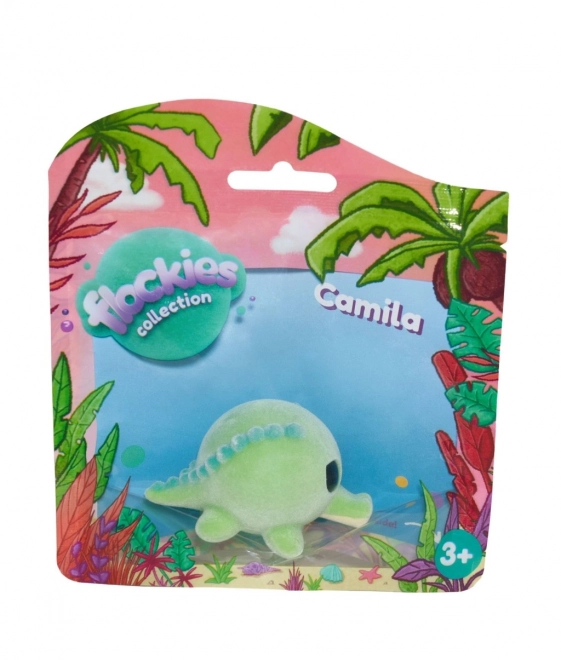 Jouet en peluche crocodile vert Flockies