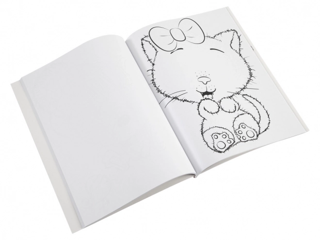 Livret de coloriage avec autocollants