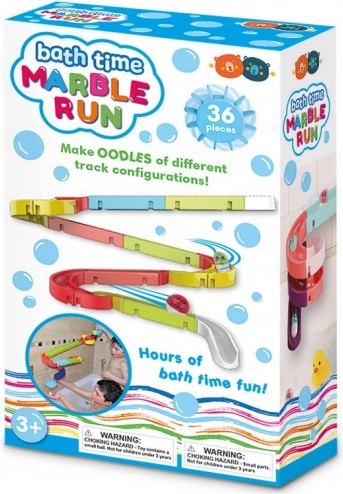 Circuit de billes pour la baignoire