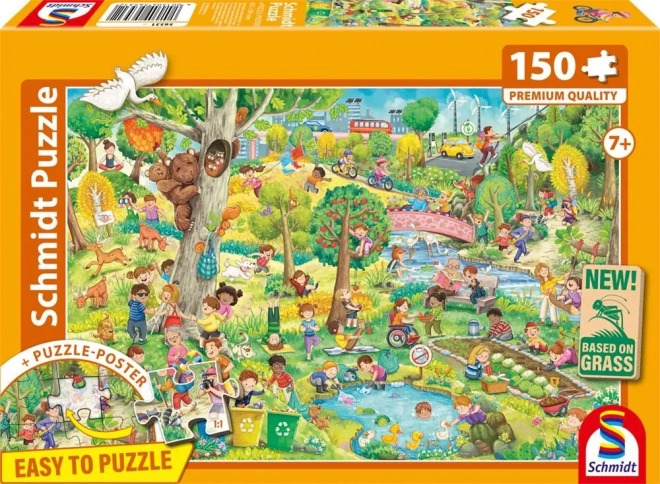 Puzzle Planète Joyeuse 150 pièces