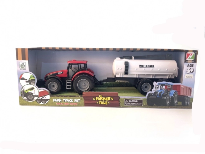Tracteur à inertie avec remorque