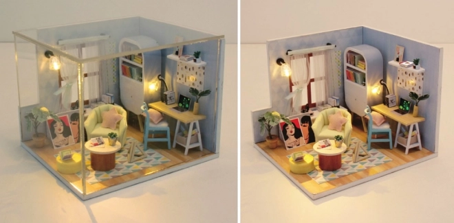 Deux miniatures de maison cachette confortable Cink-Cink