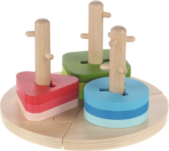 Puzzle Montessori en bois, Bois