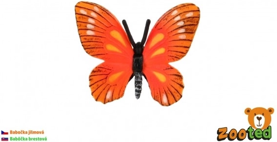 Papillon en plastique MONARQUE – modèle décoratif 5,5 cm