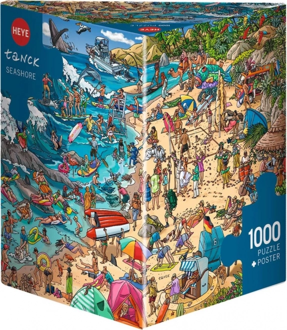 Boîte triangulaire et poster