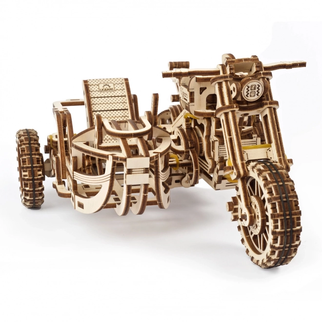 Ugears puzzle 3D Moto avec side-car 380 pièces
