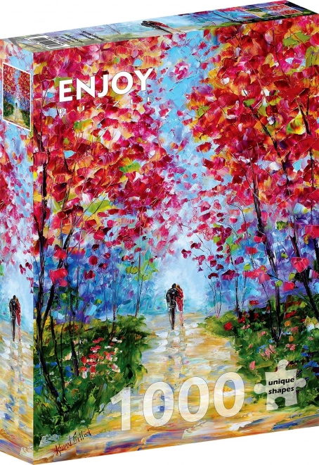 Puzzle Romance florale printanière 1000 pièces