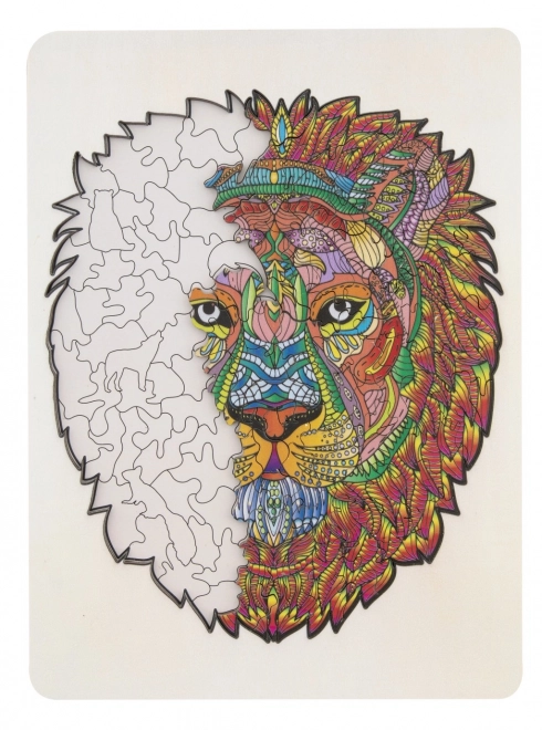 Puzzle Contour MOXY Lion 140 Pièces