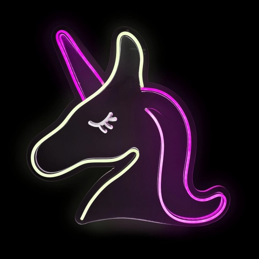 2Kids Toys Lampe néon LED licorne rose et blanc